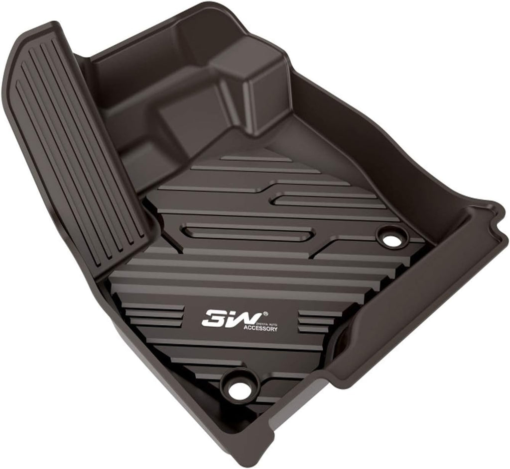 Black TPE All Weather Floor Mats Full Set Q4730