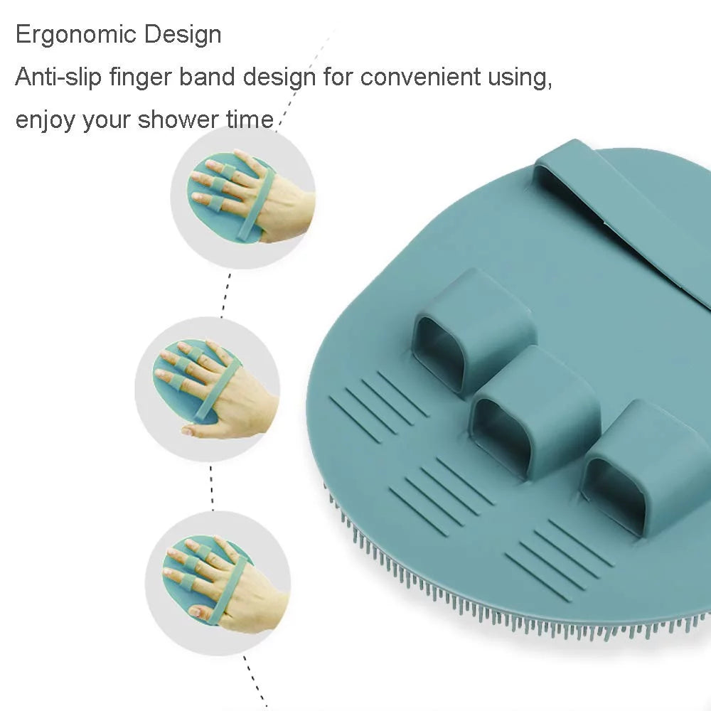 Food-grade Silicone Facial Cleansing Brush with Body Brush T54086