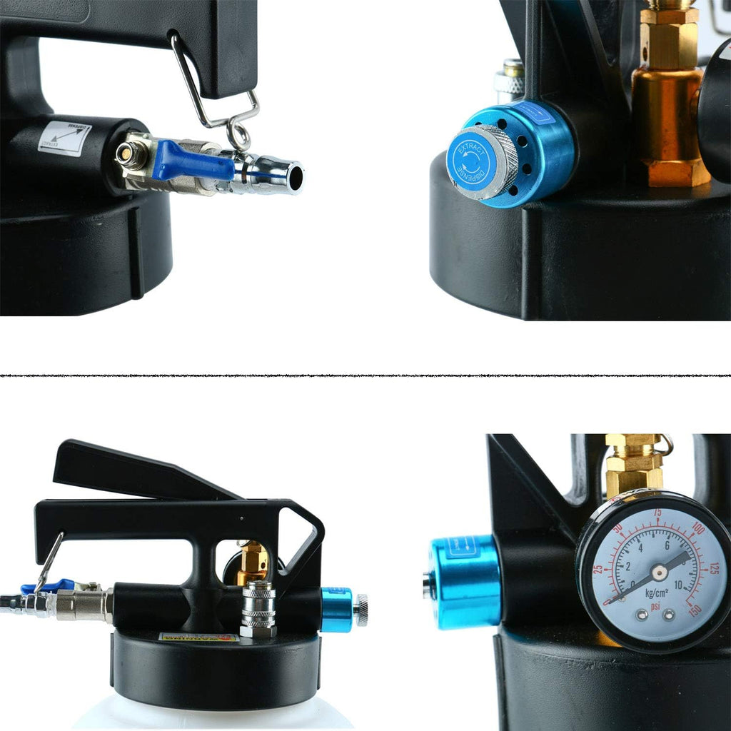 10L Pneumatic Air Oil Extractor Pump with 14pcs ATF Adapter S2025