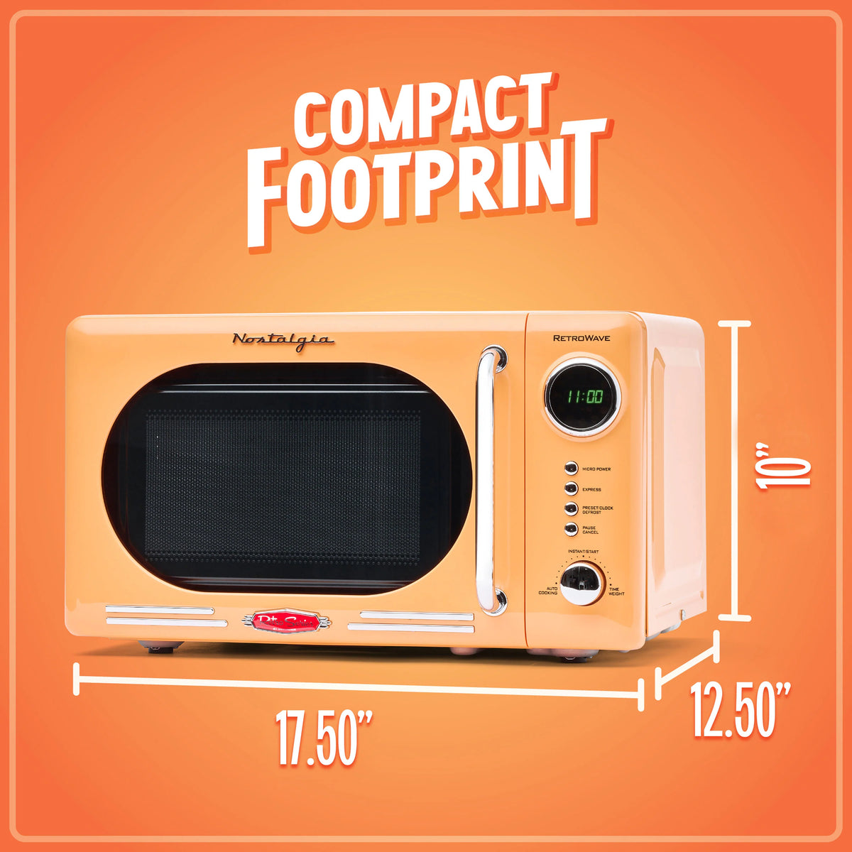 0.7 Cubic Foot 700-Watt Countertop Microwave Oven H545331