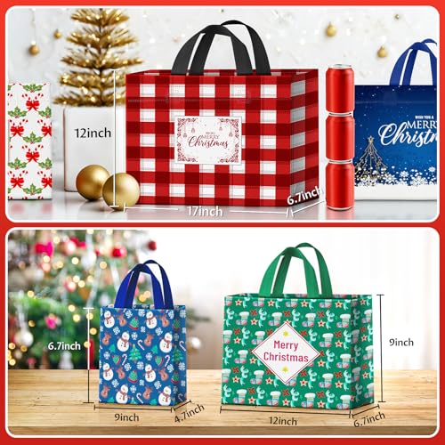20 Pack Christmas Gift Bags with Handle D46962