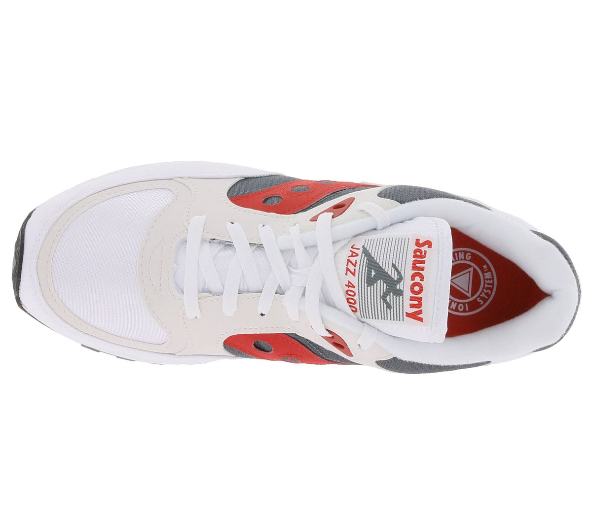 White Grey Red Saucony Jazz 4000 Sneakers W91013