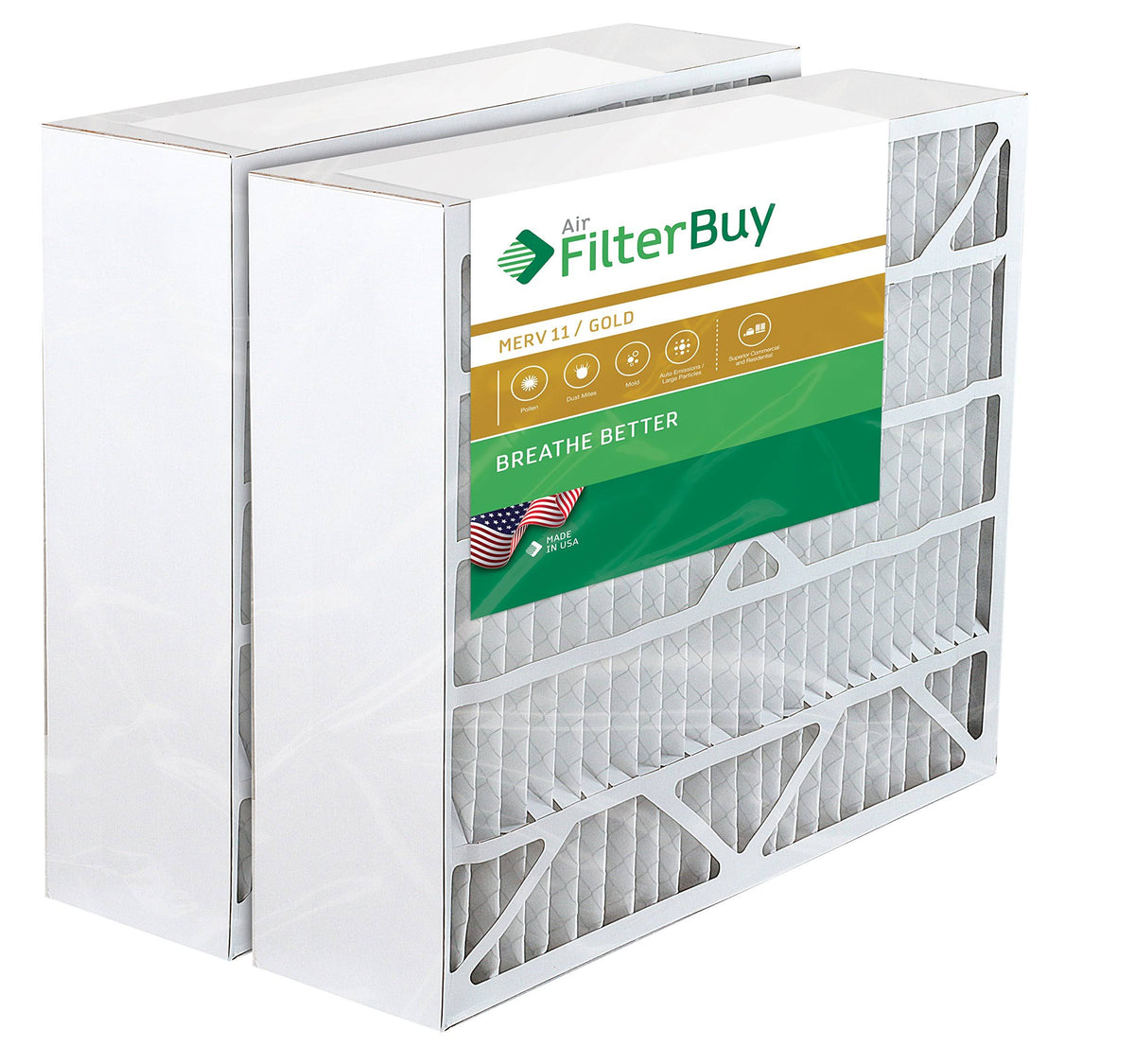 20x25x6 Pleated AC Furnace Air Filters MERV 11 T9428