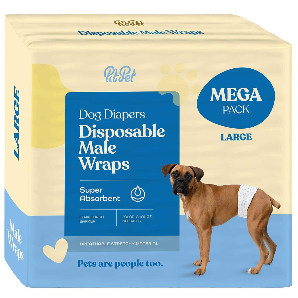 Male Dog Diapers 30-Pack Super Absorbent Disposable B631