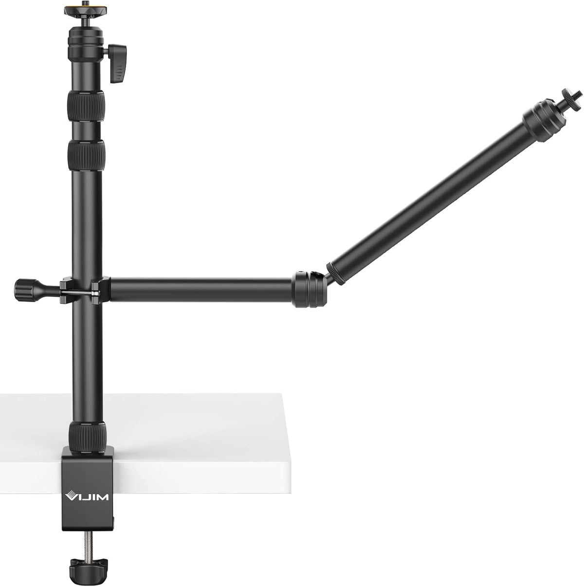 Camera Mount Desk Stand with Auxiliary Holding Arm H297
