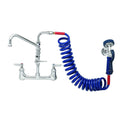 Brass Pet Grooming Faucet, Wall 8x22 C/C, Alum. Valve, Coil Hose, 12x22 Add-On G634317