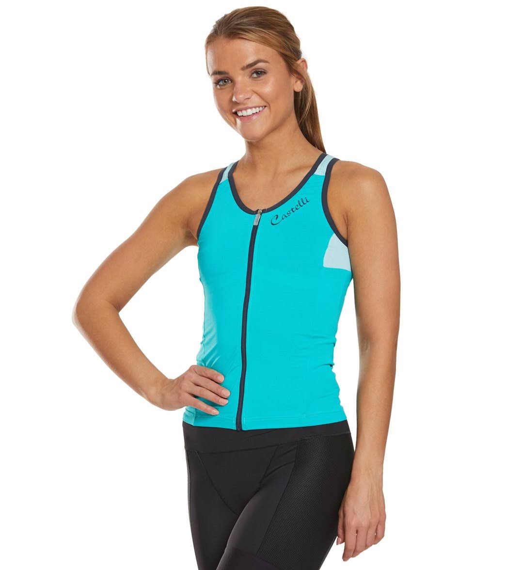 Turquoise Green Aruba Blue Women's Solare Top R849