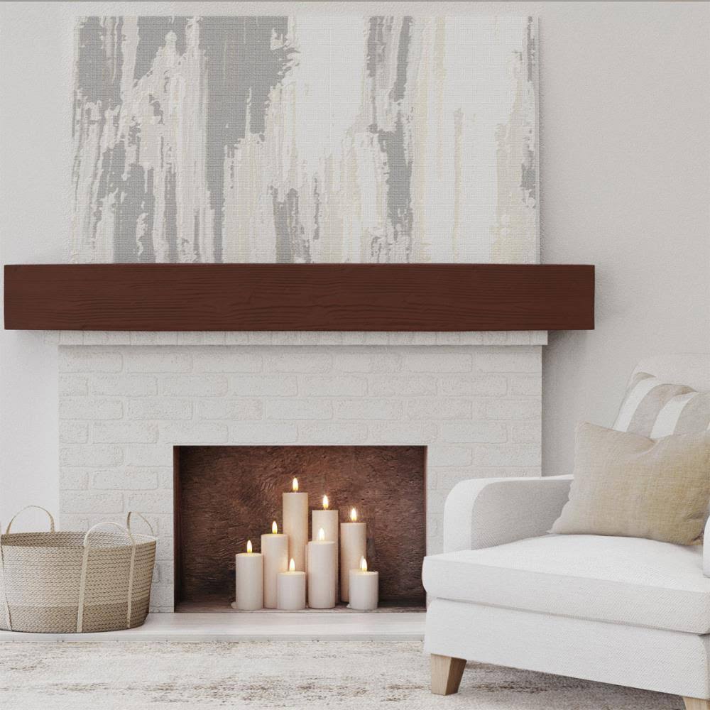 Sandblasted Faux Wood Fireplace Mantel M889