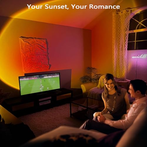 Multicolor Changing LED Sunset Lamp Projector R8914
