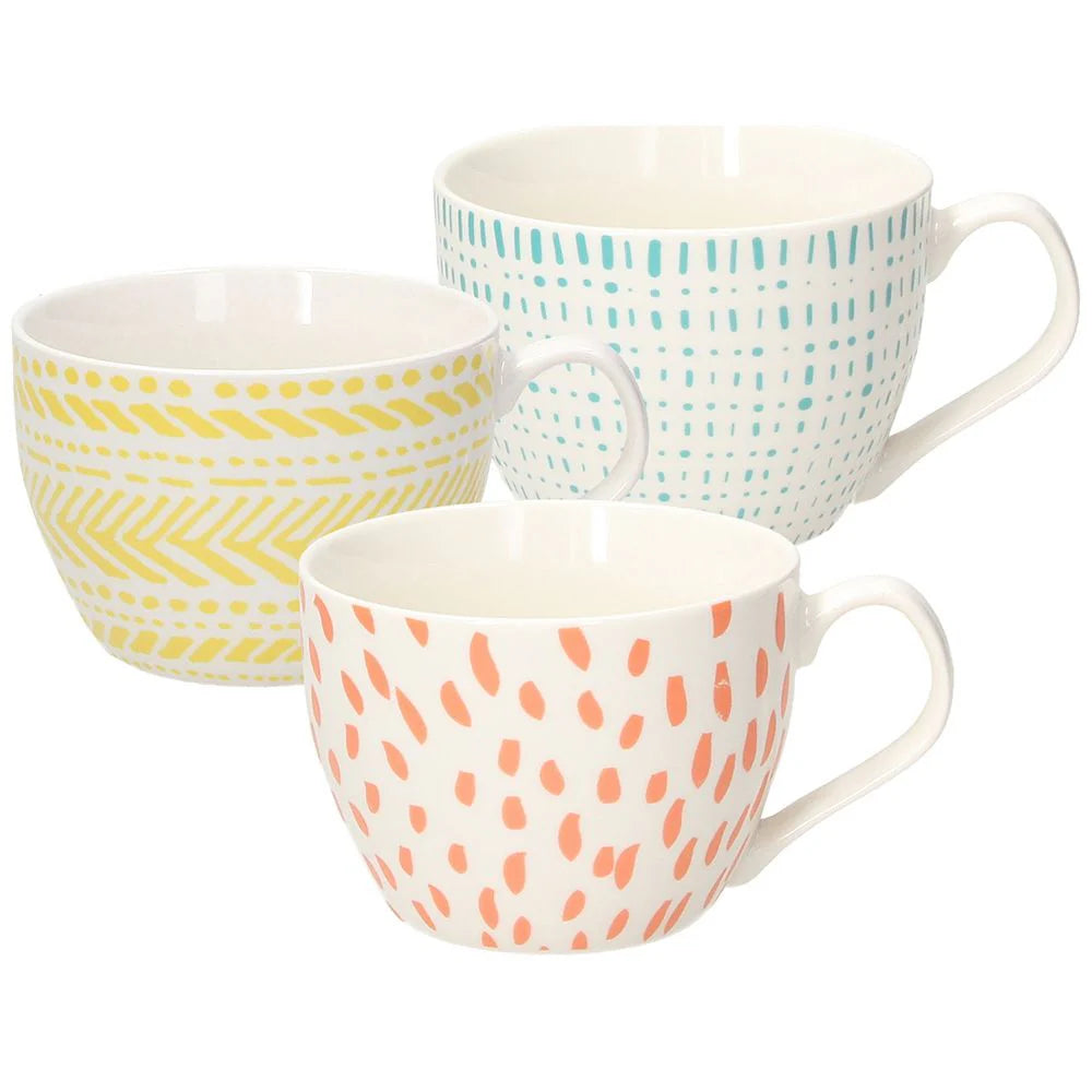 Breakfast Cup Set 3pcs X3499