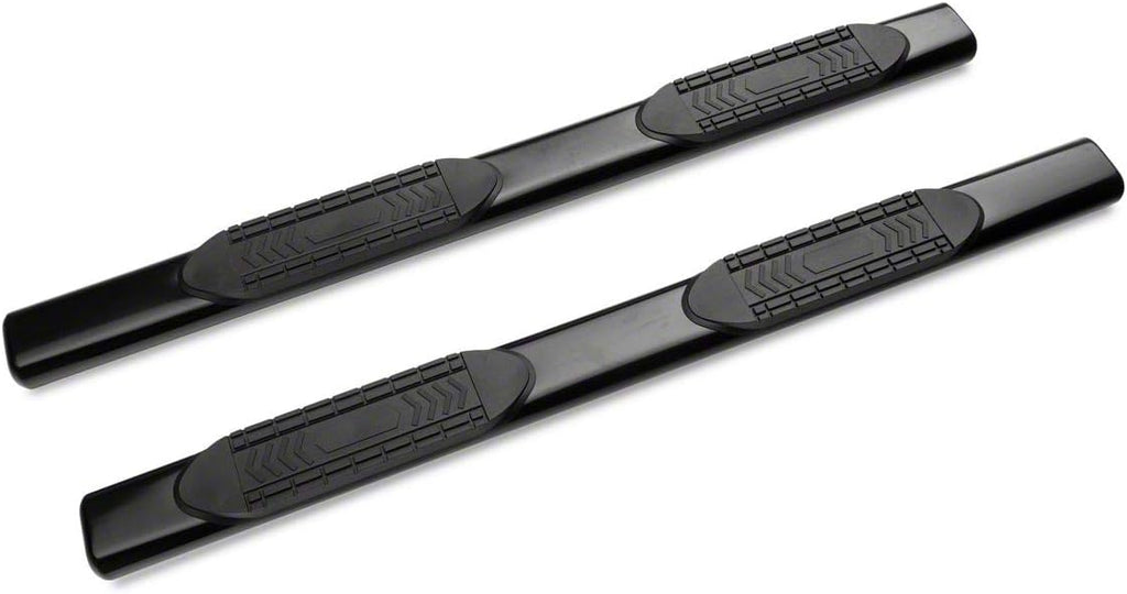 Black 6-Inch Oval Side Step Bars X332
