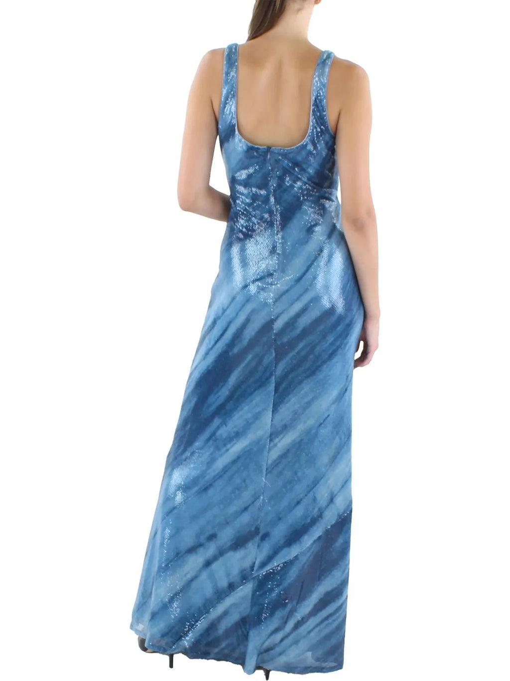 Sequined Maxi Evening Dress V935332