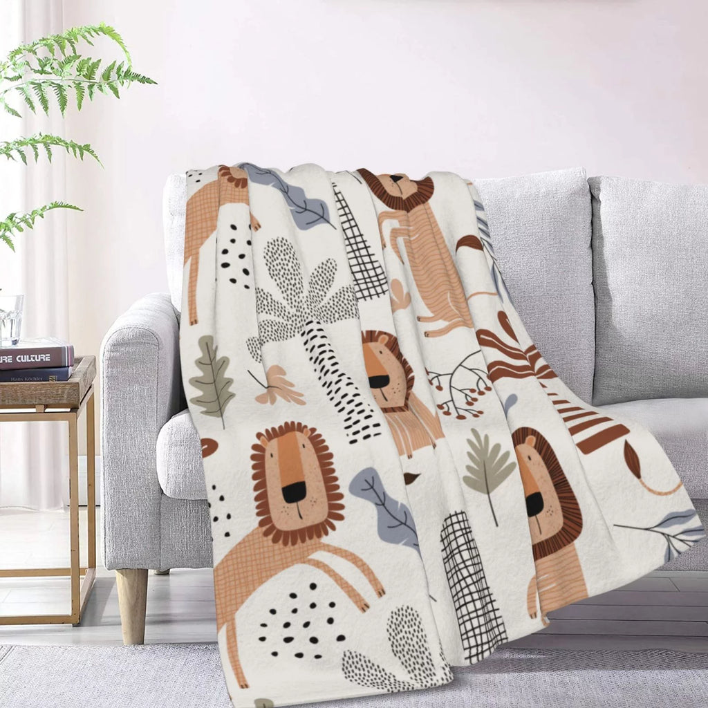 Flannel Throw Blanket 50 x 70 inches R8827