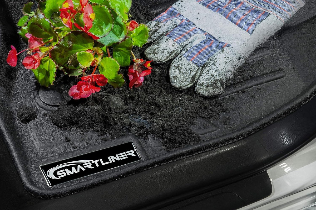 2 Row Black Floor Mats for 2019-2022 Ram 2500/3500 Crew Cab G945965