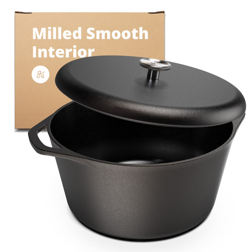 Cast Iron 10-Inch Dutch Oven with Lid, 5qt Capacity S465642