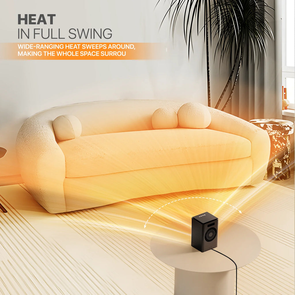 1500W PTC Portable Electric Space Heater with Timer S495