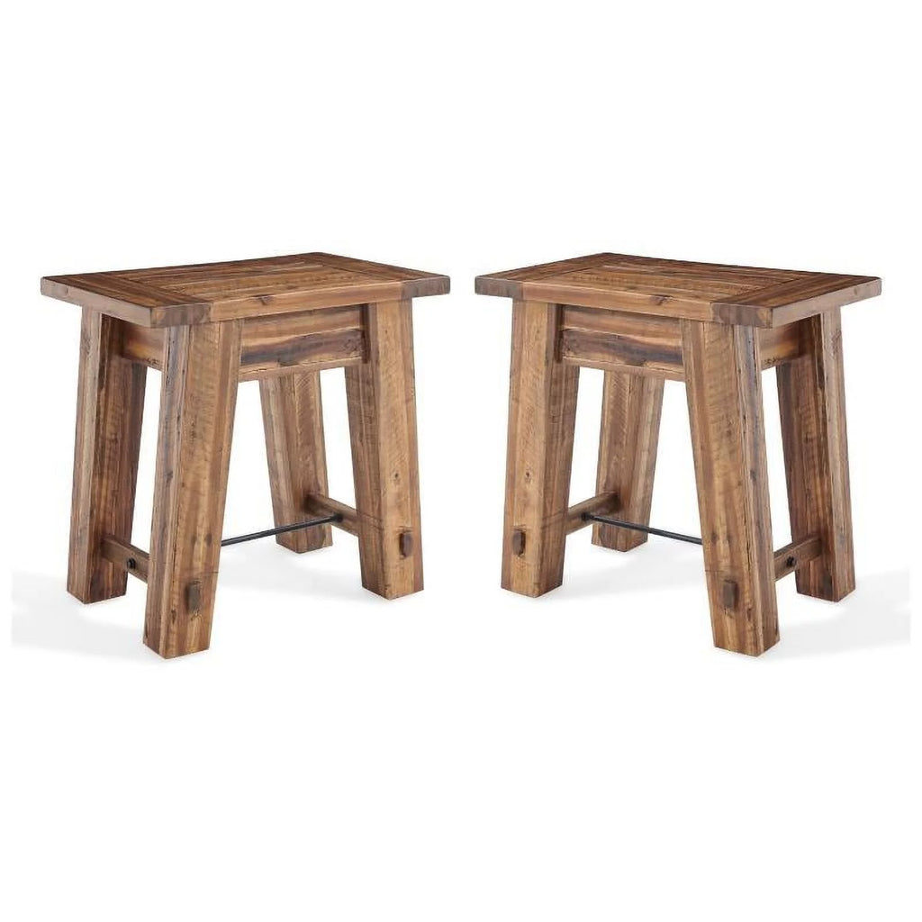 27"W Wood End Table Set of 2 N24078