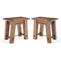 27"W Wood End Table Set of 2 N24078