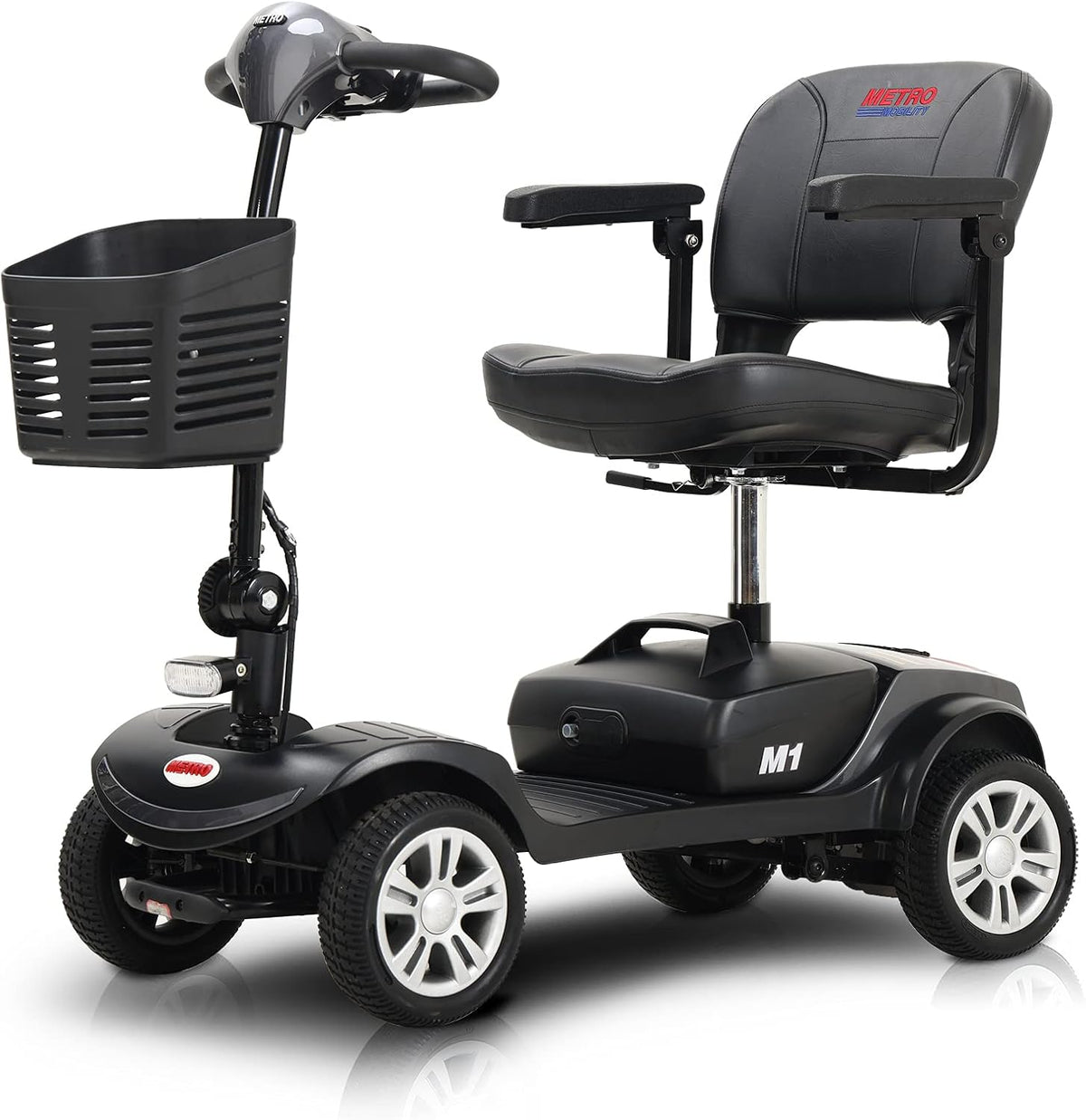 4 Wheel Electric Powered Mobility Scooter Compact Travel Lightweight A33291