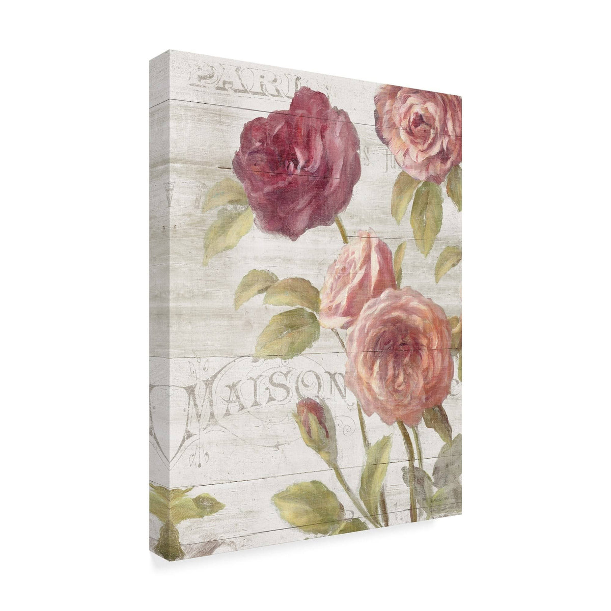 French Roses III Canvas Art 18x24 Z942