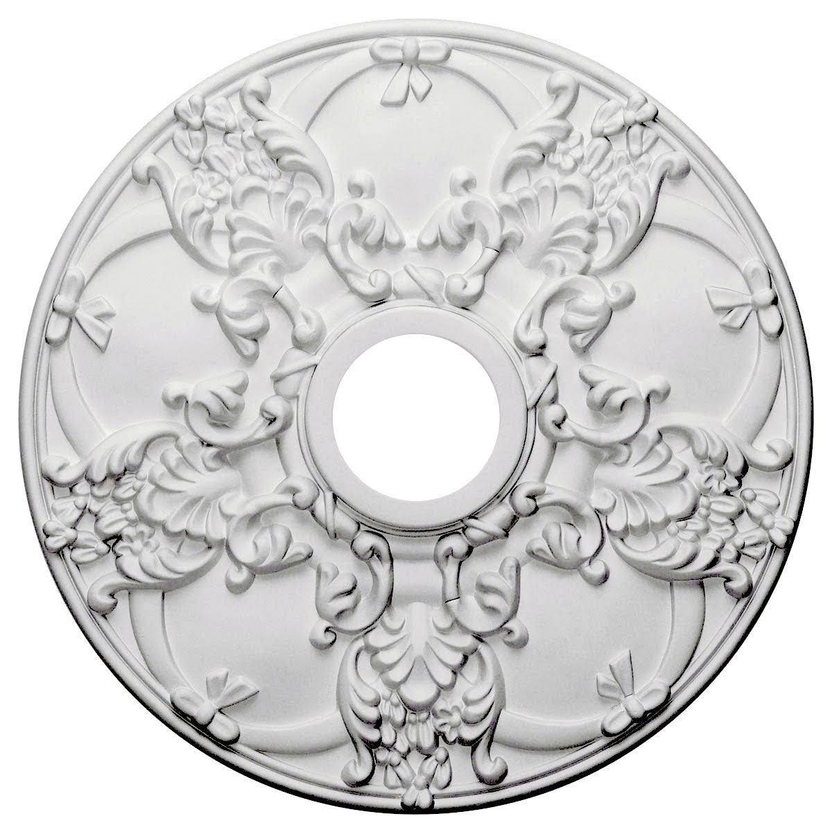 18x22OD x 3 1/2x22ID x 1 3/8x22P Ceiling Medallion Hand-Painted Mississippi Mud L669917