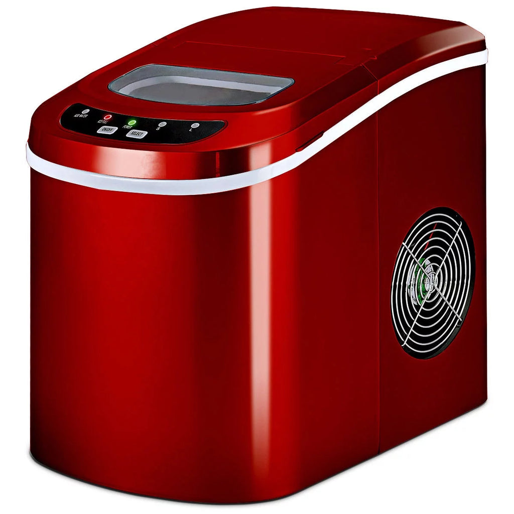 Red Portable Compact Electric Ice Maker Machine K435437