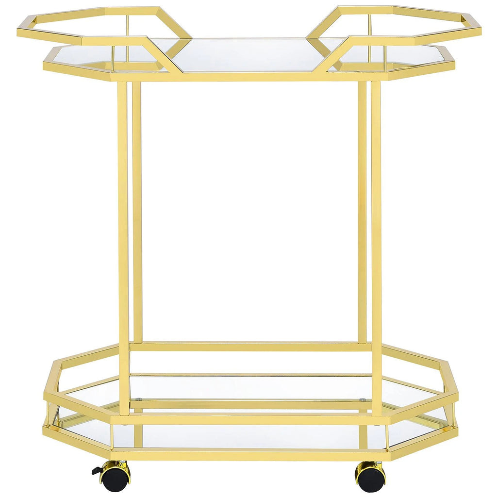 Brass Serving Cart W2316