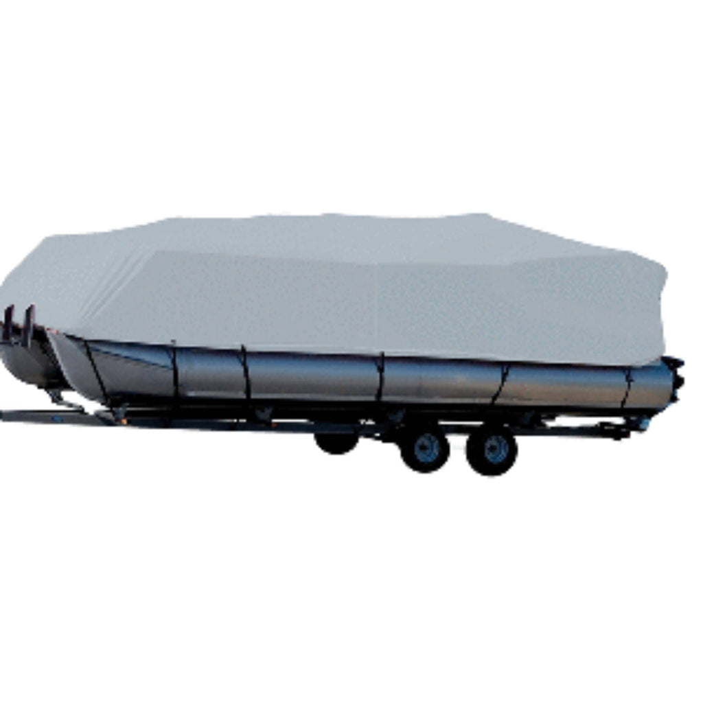 Grey Boat Cover for 22.5 Pontoons with Bimini Top Rails N59691