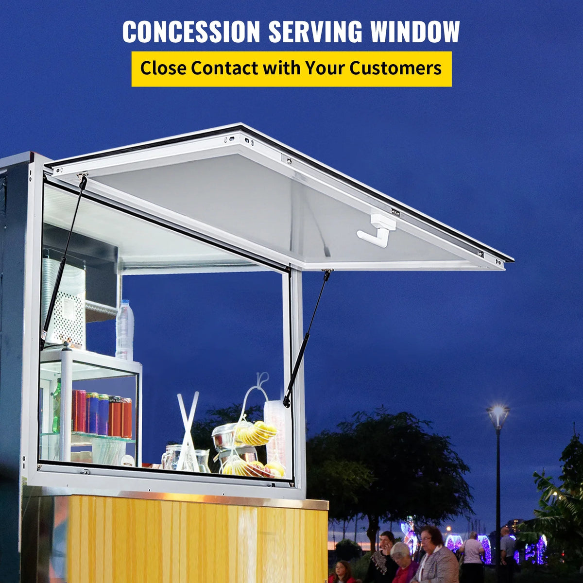 Concession Stand Window with Awning Cover K1617