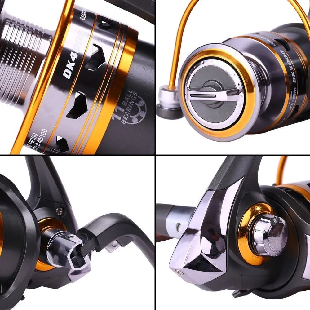 Spinning Fishing Reels with Metal Body 11BB Gear Ratio G937