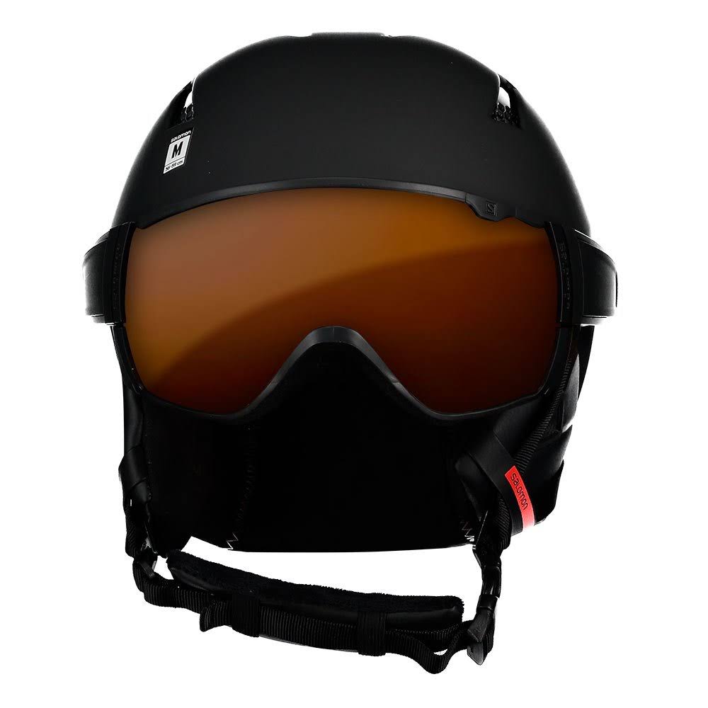 Black/Red Accent Helmet P586