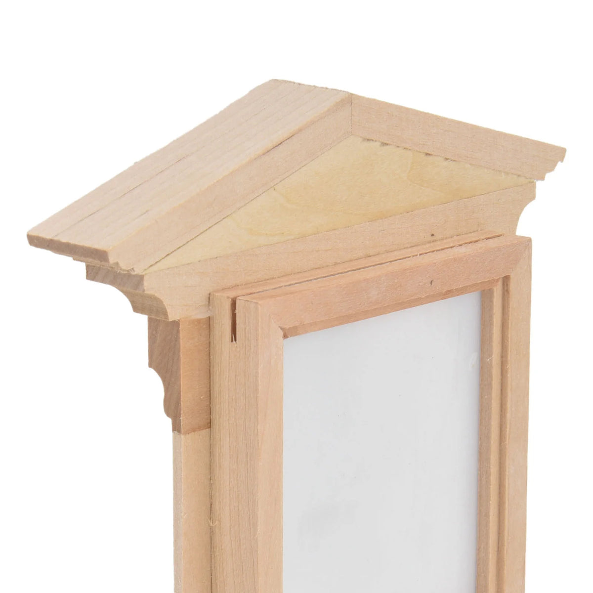 1:12 Wooden Unpainted Dollhouse Door Window Miniature Decoration Accessories Z4697