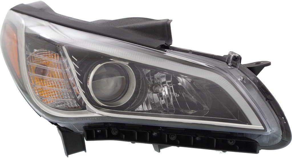 Black Housing Headlight Pair for Hyundai Sonata 2015 2016 2017 K8059