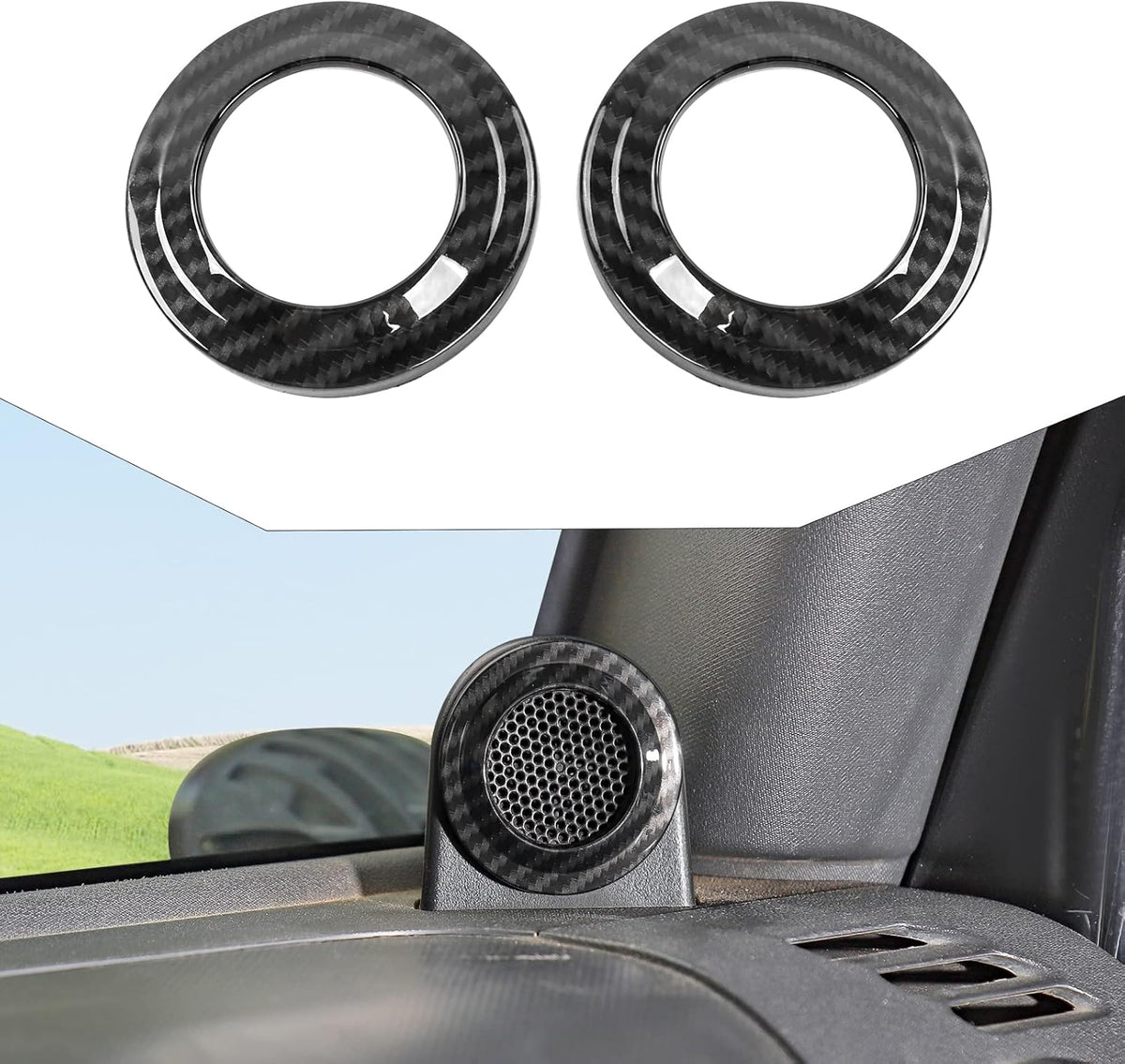 Orange Car Interior Accessories Trim Stickers Y962234