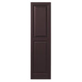Raised Panel Shutter, Set of 2, 55 inch x 12 inch, Gray L343