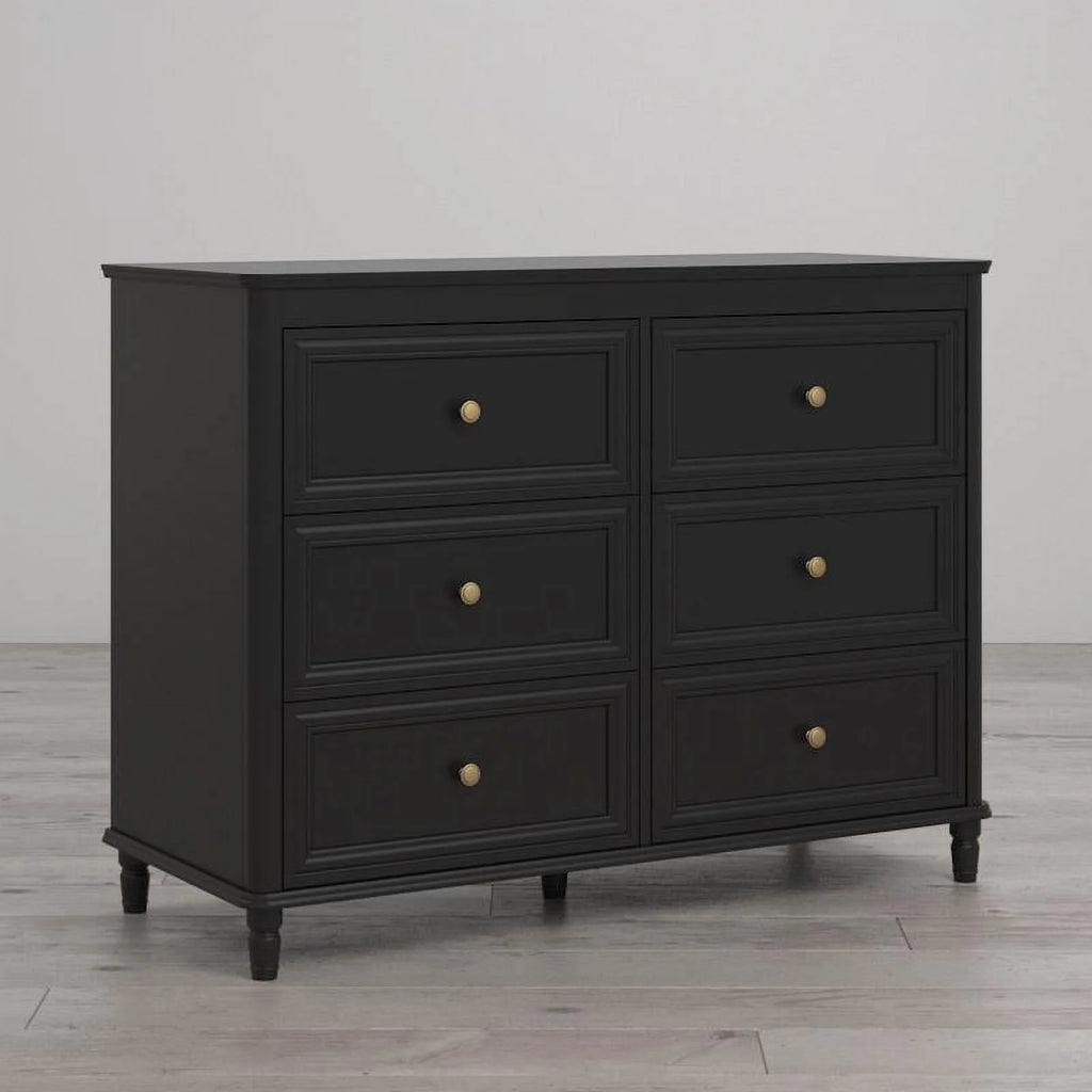 6 Drawer Ivory White Dresser A27444
