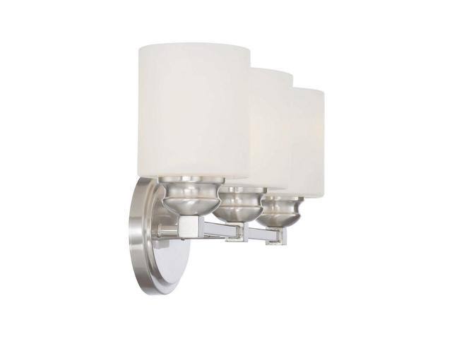 3 Light Satin Nickel Bath Bar E16763