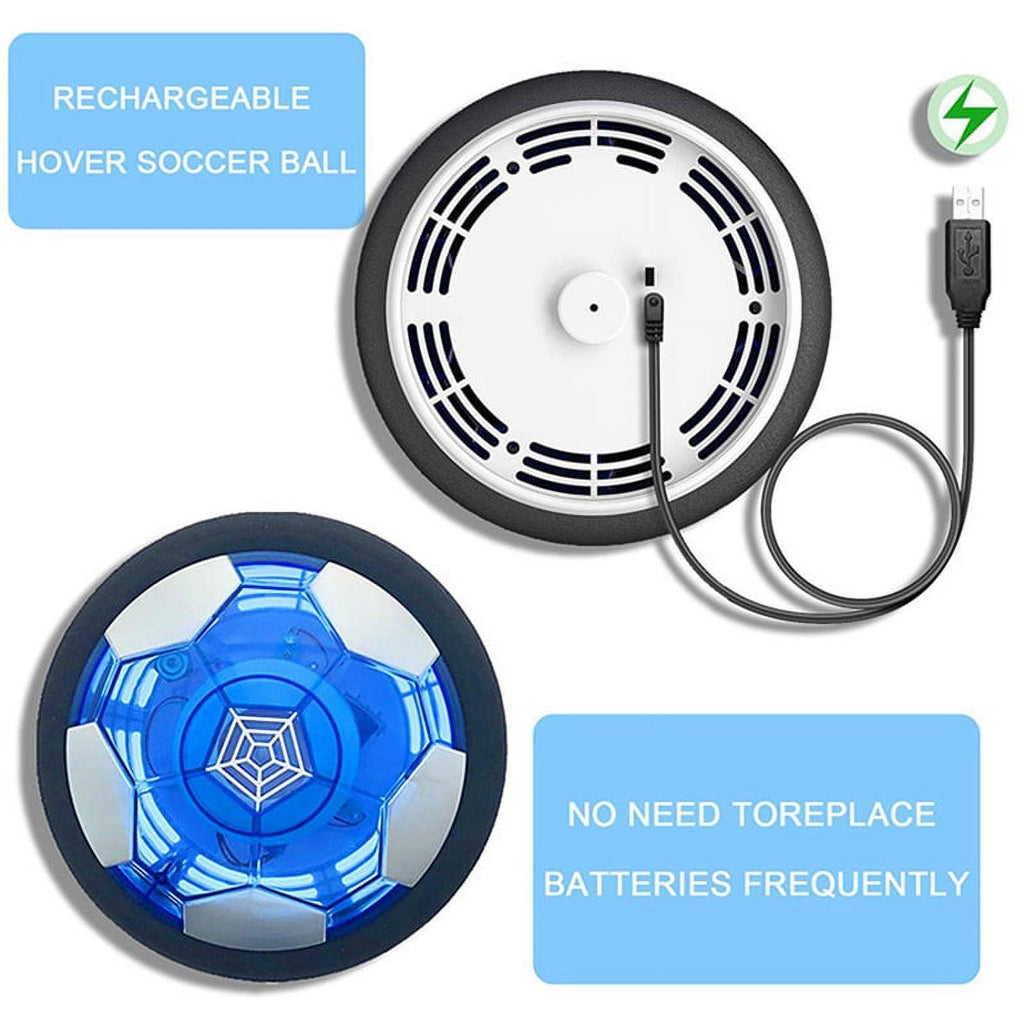 LED Hover Soccer Ball USB Charging Electric Air Cushion Indoor Luminous Toy B129803
