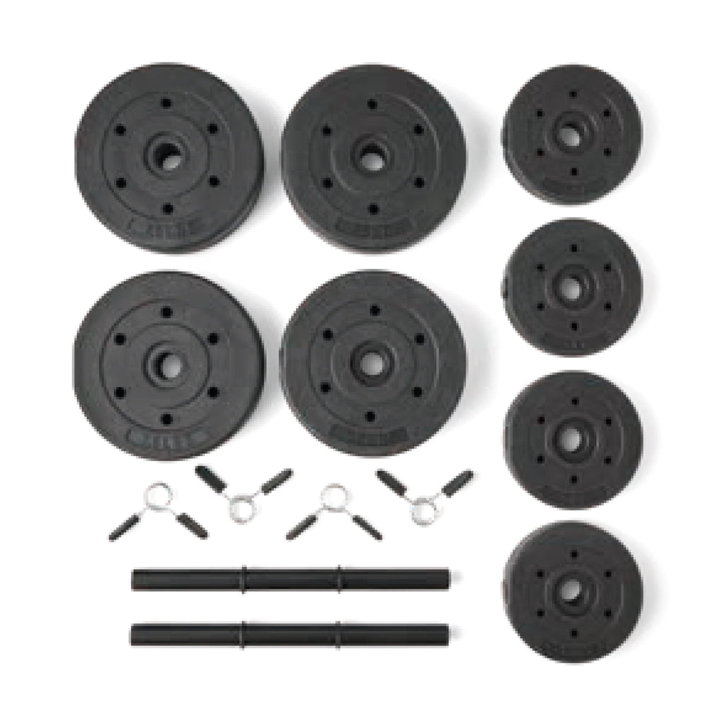 40lb Adjustable Vinyl Dumbbell Set D34643