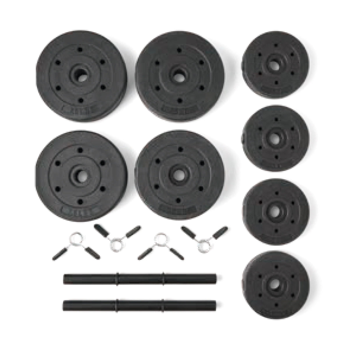 40lb Adjustable Vinyl Dumbbell Set D34643