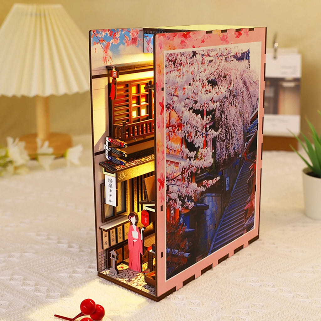 1 Set Dollhouse Miniature Book Nook Kit O759