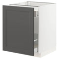 White Base Cabinet for Sorting with 1 Door, 24x24x30 J13836