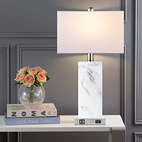 Touch Control Table Lamps Set of 2 with USB Ports and AC Outlet P642304