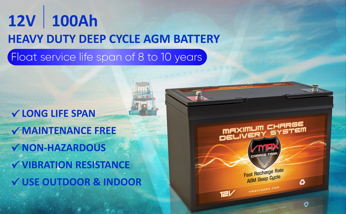 12 Volt 100Ah AGM Deep Cycle Battery C5959