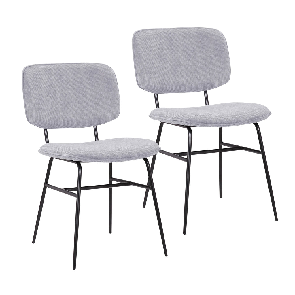 Set Of 2 Velvet Dining Chairs F2343