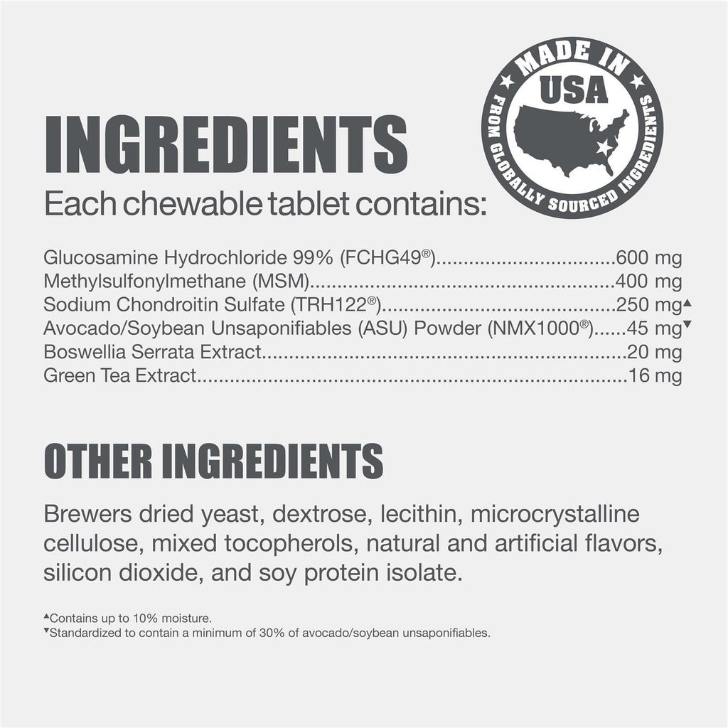 Joint Health Supplement with MSM for Small to Medium Dogs S7976