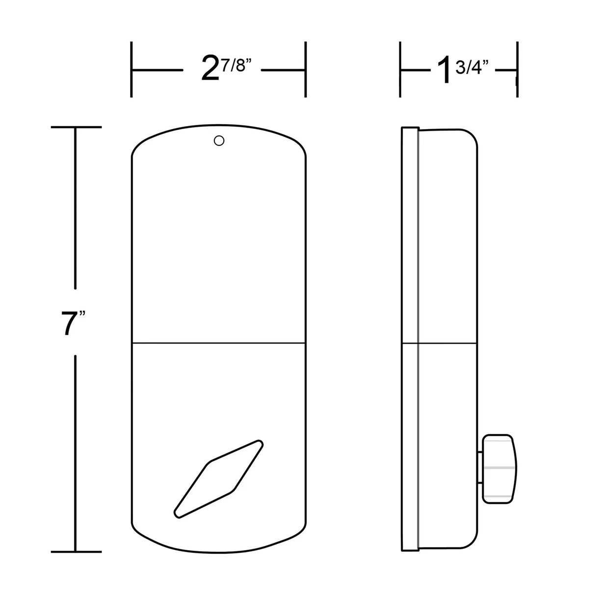 Satin Nickel Remote Deadbolt Q382548
