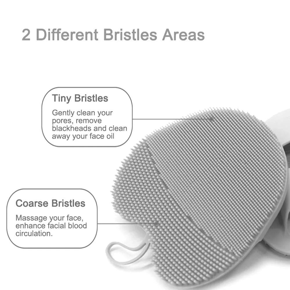 Food-grade Silicone Facial Cleansing Brush with Body Brush T54086