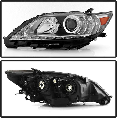 2013 2015 Lexus ES350 ES300h Halogen Projector LED DRL Headlight Assembly Driver Side T377