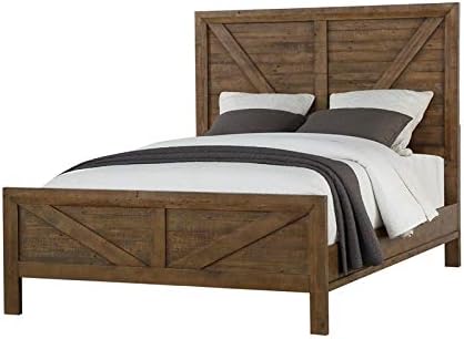 King Bed Solid Wood Y9036